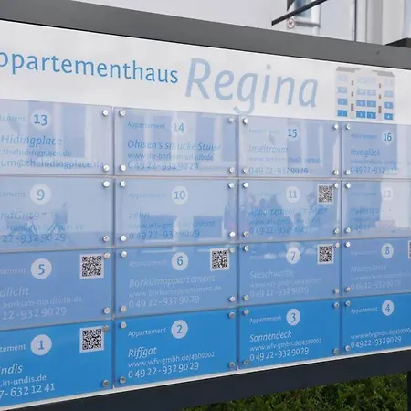 Appartement-haus Regina Inselglueck * Borkum
