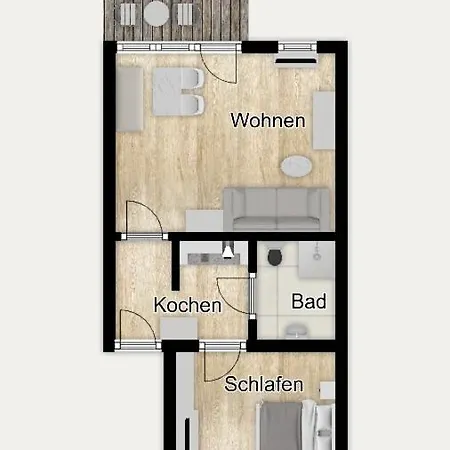Appartement-haus Regina Inselglueck Lejlighed